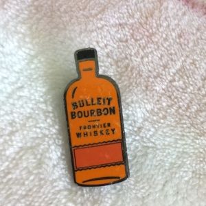 Bulleit Bourbon Frontier Whisky enamel bottle pin jacket backpack pin Resale1.25